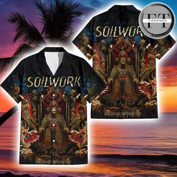 Soilwork The Panic Broadcast Album Cover 2025 Hawainn T-Shirt