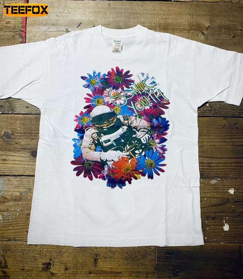 Sonic Youth Music Band Flower Short-Sleeve T-Shirt