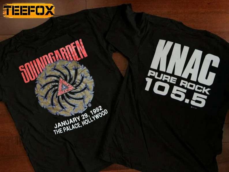 Soundgarden Jan 29 1992 Knac Pure Rock 105.5 Concert T-Shirt