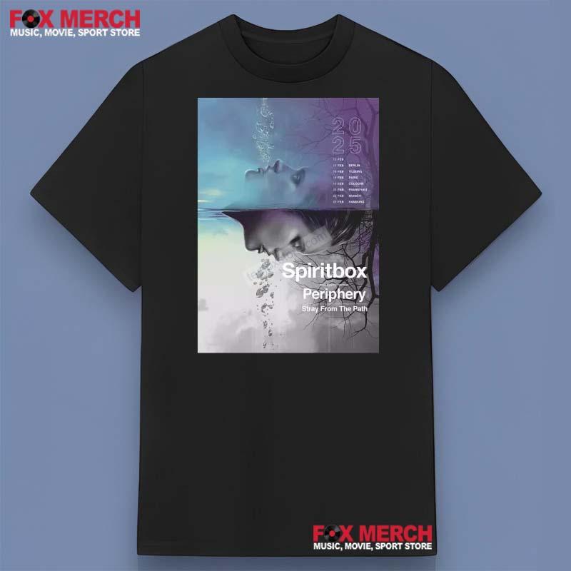 Spiritbox Periphery Stray From the Path Tour 2025 T-Shirt