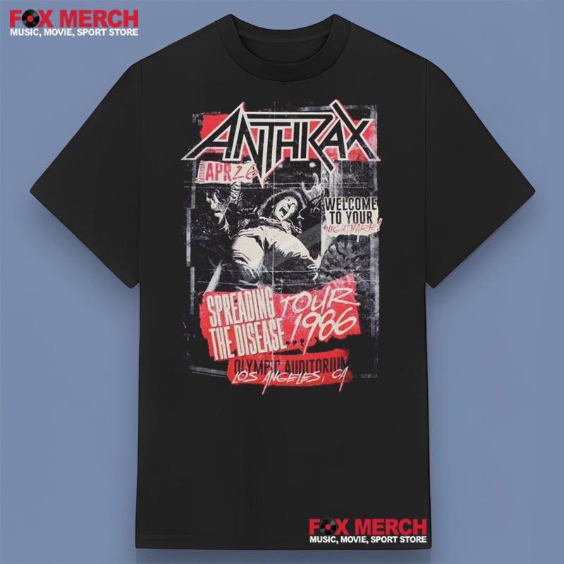 Spreading The Disease Anthrax Shirt