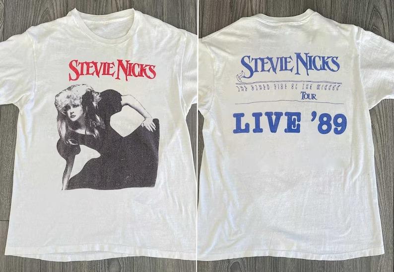 Stevie Nicks The Other Side Of The Mirror Tour Live '89 Short-Sleeve T-Shirt