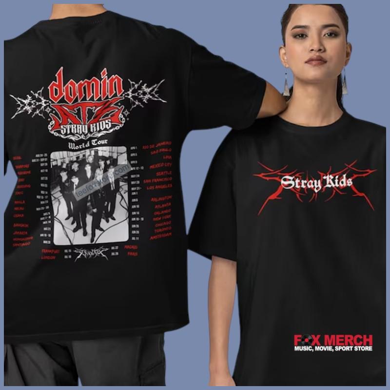 Stray Kids 2025 dominATE World Tour Unisex T-Shirt