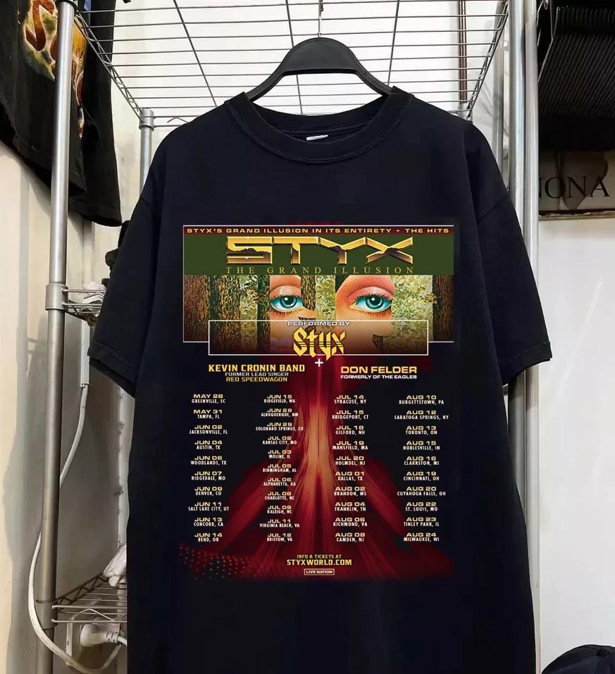 Styx Band Tour 2025 Gift For Fan T-shirt