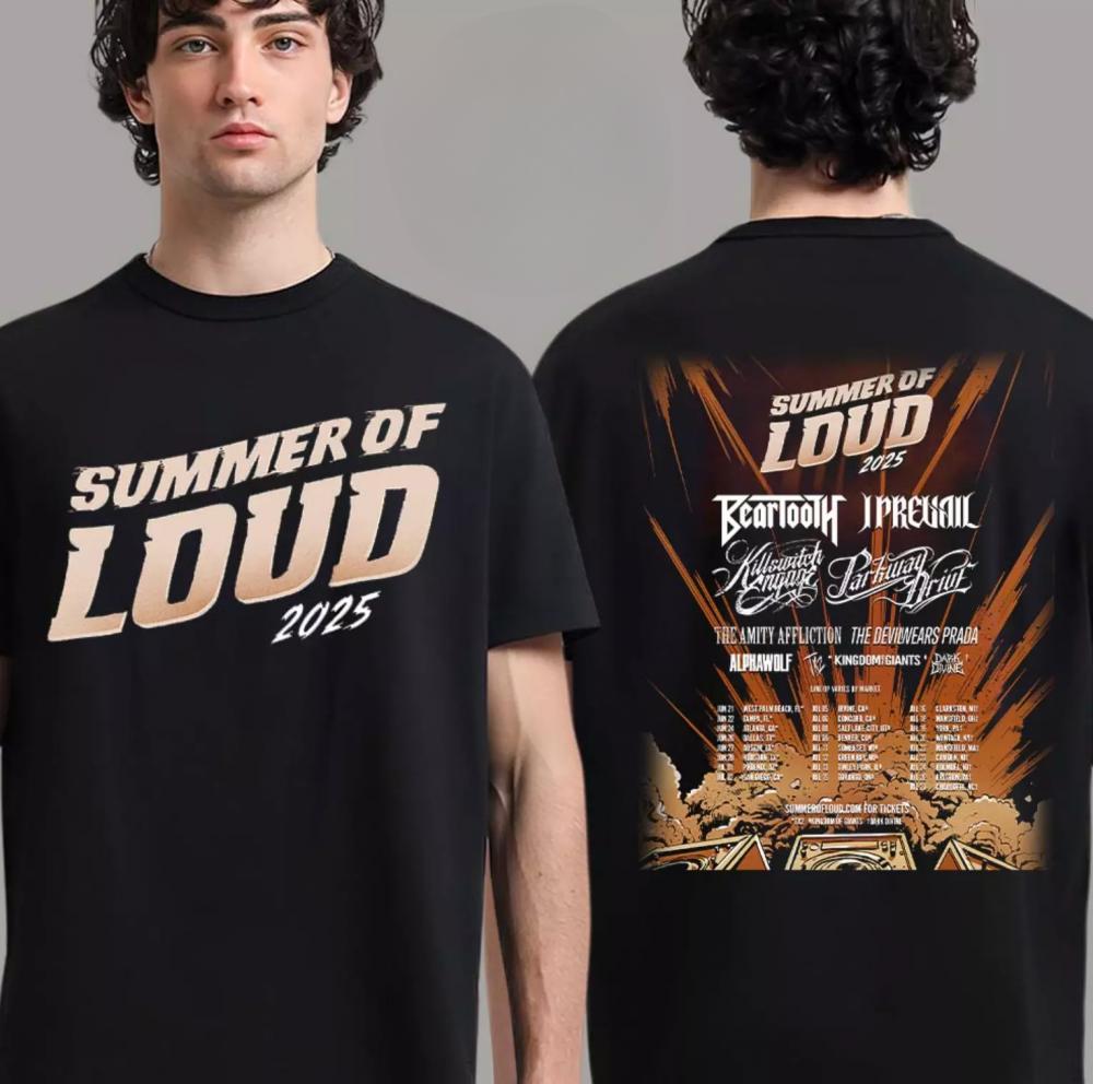 Summer Of Loud Festival 2025 North America Tour Two Sides T-Shirt