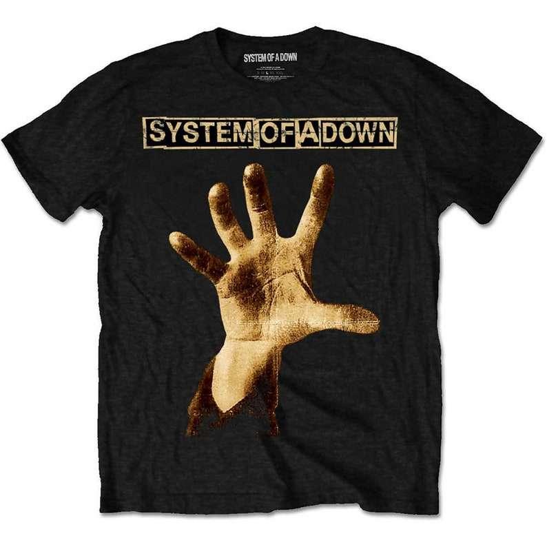 System Of A Down Band T-Shirt Hand