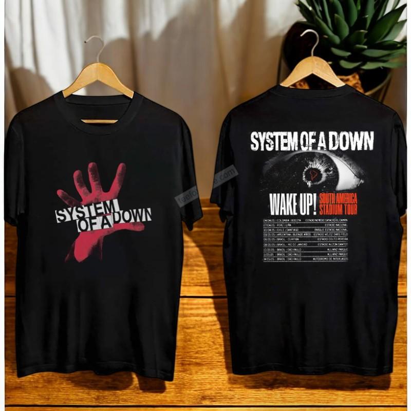 System Of A Down South America Stadium Tour Concert 2025 T-Shirt