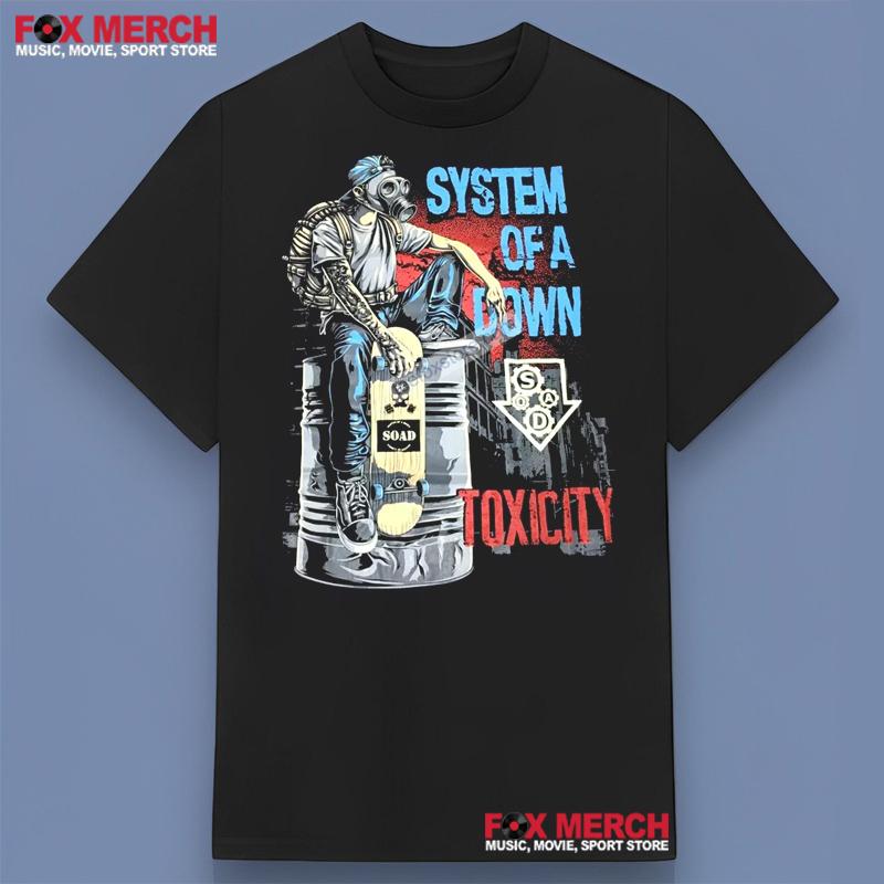 System of a Down Toxicity Black Shirt Gift For Fans