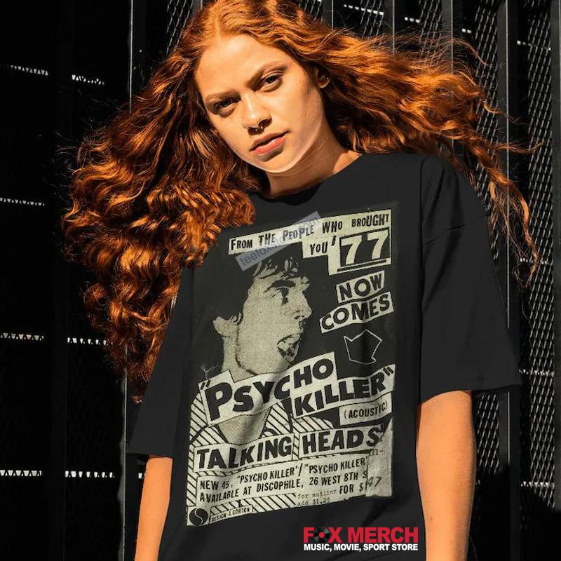 Talking Heads Psycho Killer Album T-Shirt Gift For Fans