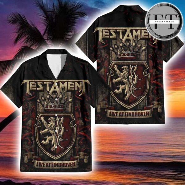 Testament Live At Eindhoven Album Cover 2025 Hawaiin T-Shirt