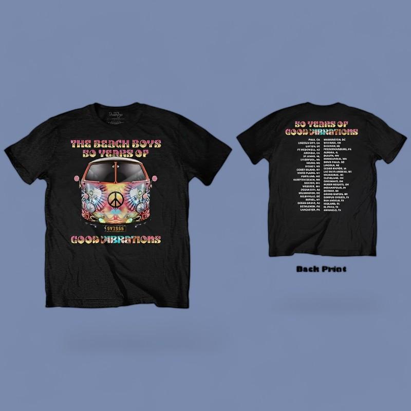 The Beach Boys 50 Years Of Good Vibrations Tour Shirt