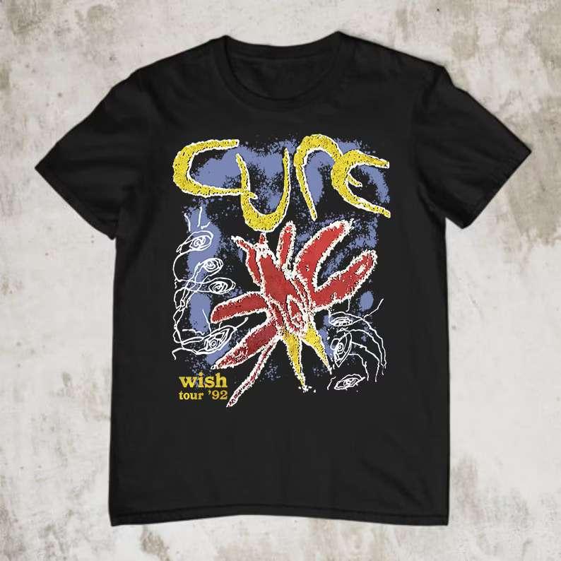 The Cure 1992 Wish Tour Rock Band Unisex T-Shirt