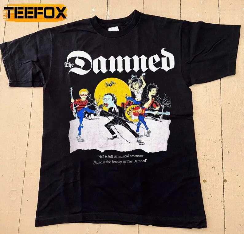 The Damned Rock Band Music Tour Concert Vintage T-Shirt