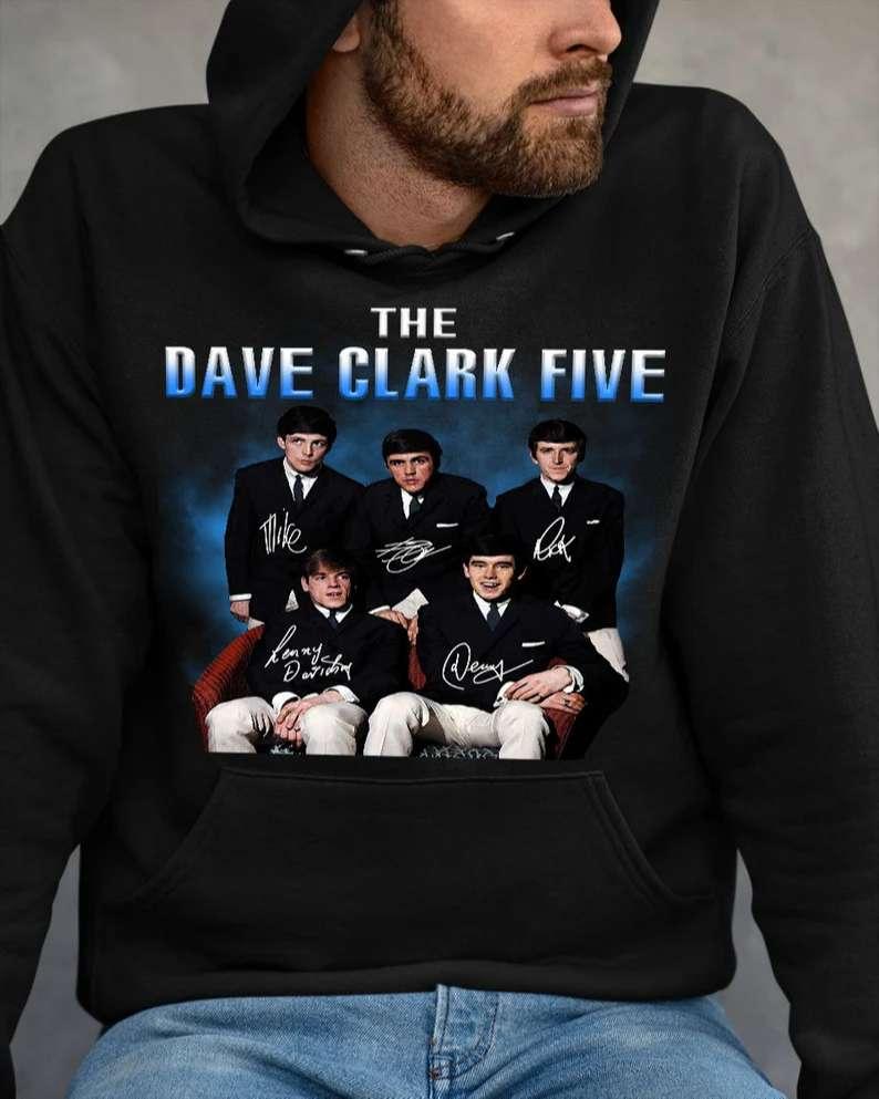 The Dave Clark Five Rock Band Signatures T-Shirt For Men And Women