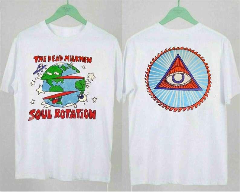 The Dead Milkmen Rock Band Soul Rotation Tour Concert T Shirt