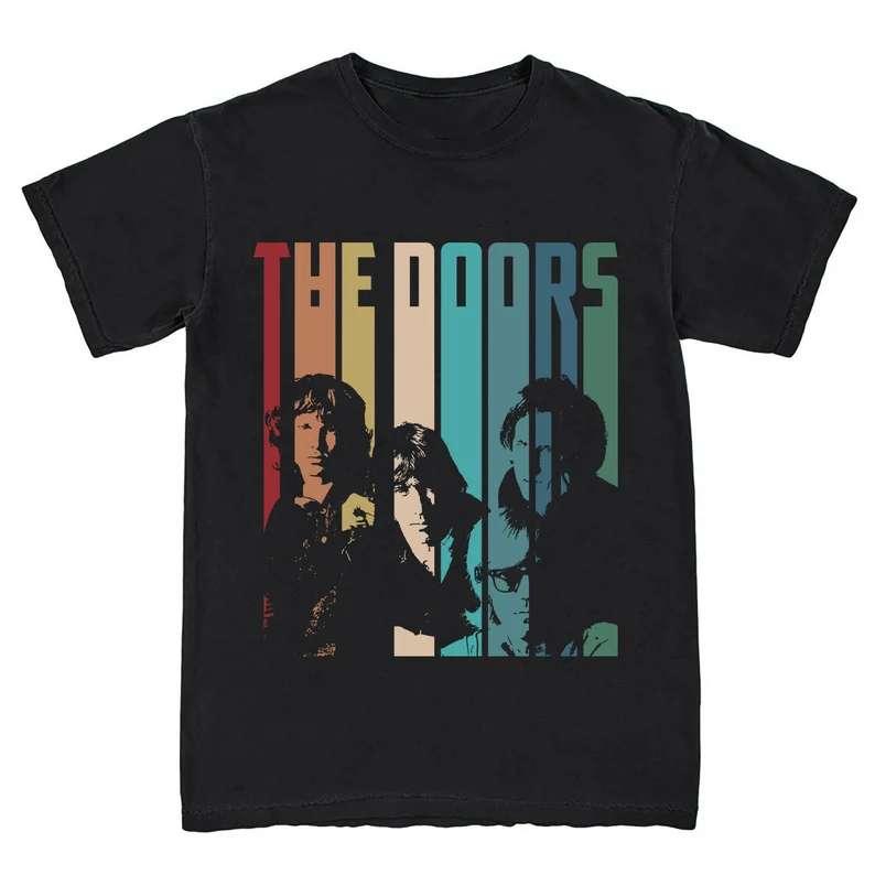 The Doors Retro Style Rock Band T-Shirt For Men And Women