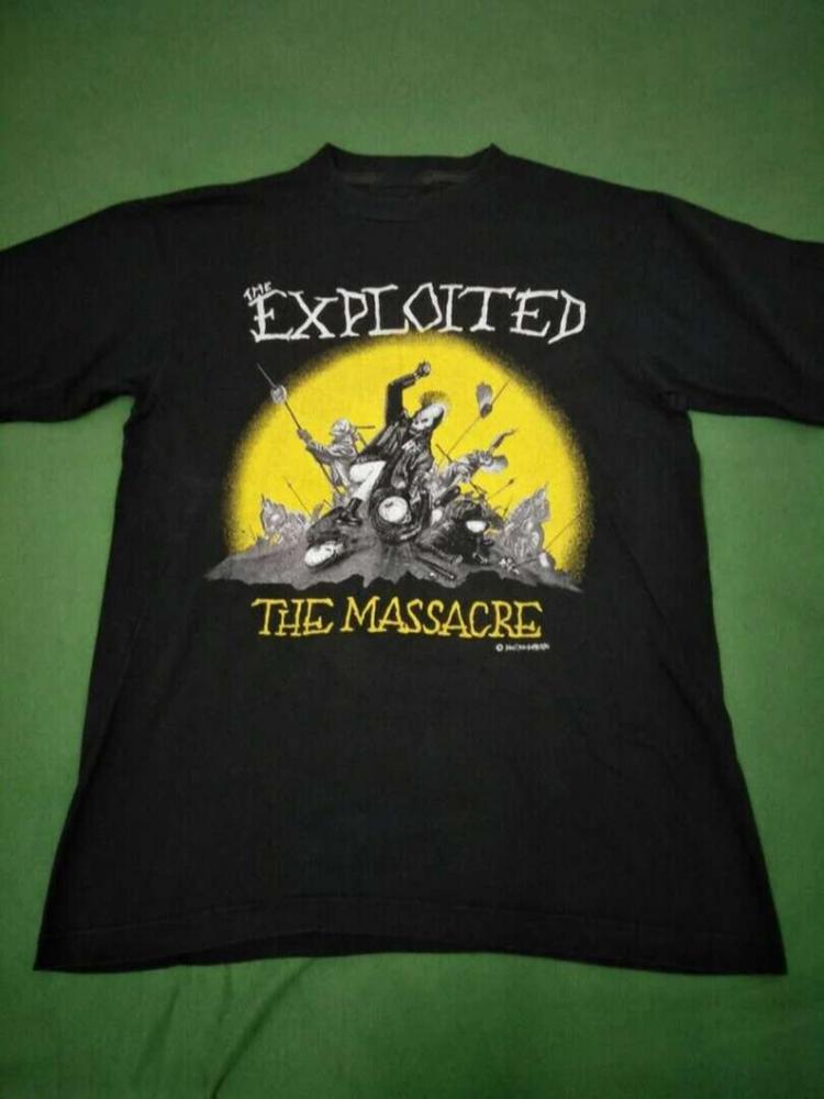 The Exploited Punk Rock Band The Massacre T-Shirt