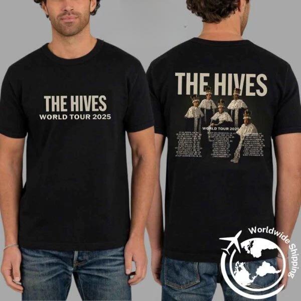 The Hives World Tour 2025 Tour Dates Two Sides Classic T-Shirt