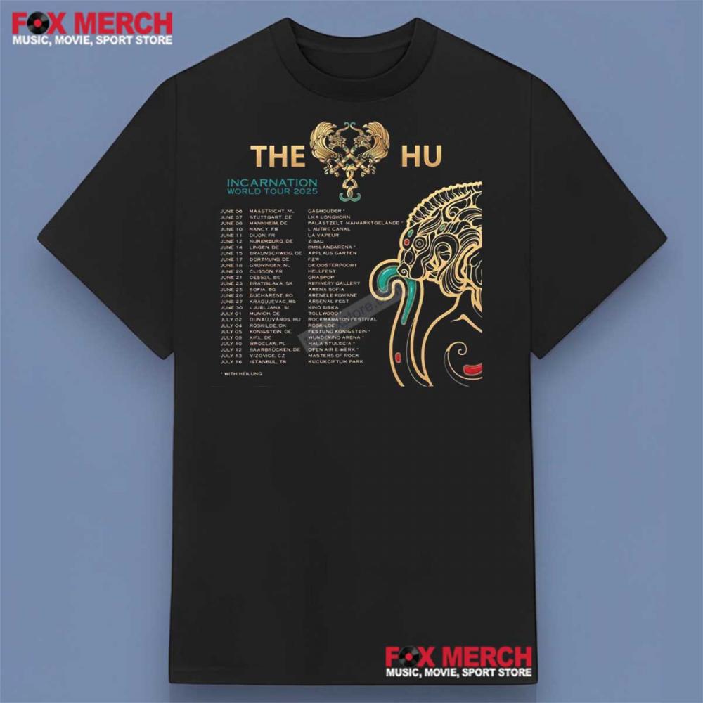 The Hu Incarnation Tour 2025 Band Shirt