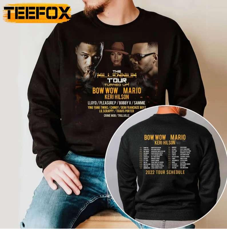 The Millennium Tour Turned Up Bow Wow Mario Keri Hilson Concert T-Shirt