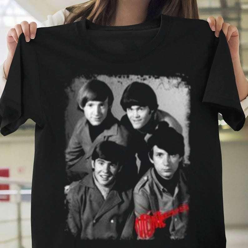 The Monkees 1966 Album Cover Rock Band Music T-Shirt