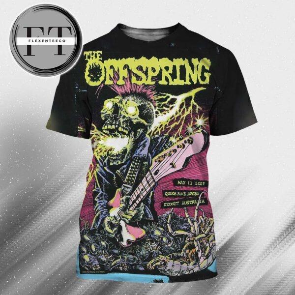 The Offspring At Quidos Bank Arena In Sydney Australia On May 11 2025 Supercharged Worldwide Tour All Over Print Shirt