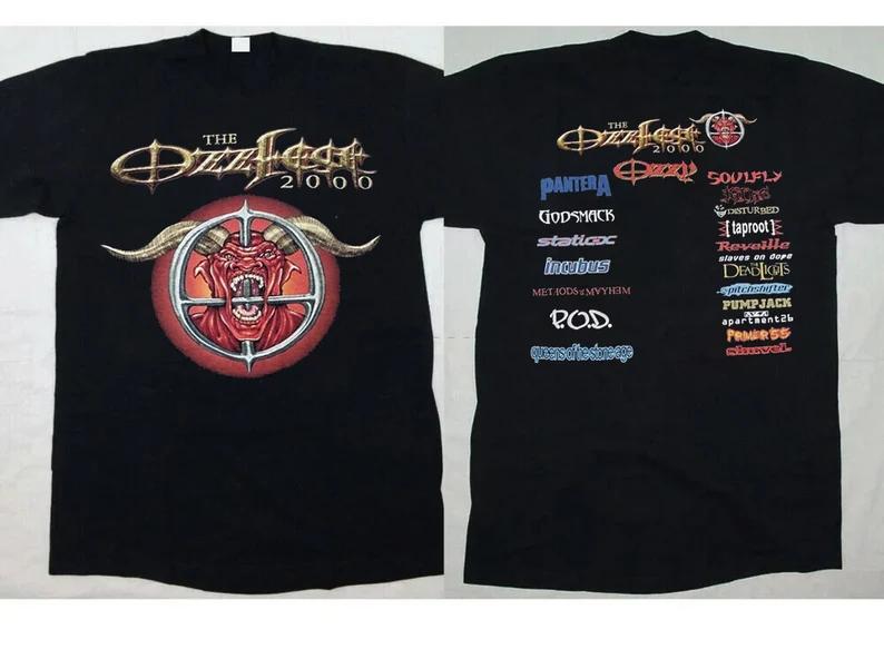 The Ozzfest 2000 Tour Devil Ozzy Pantera Incubus Short-Sleeve T-Shirt