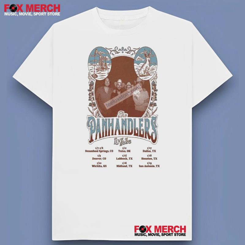 The Panhandlers Live In Tour 2025 Shirt