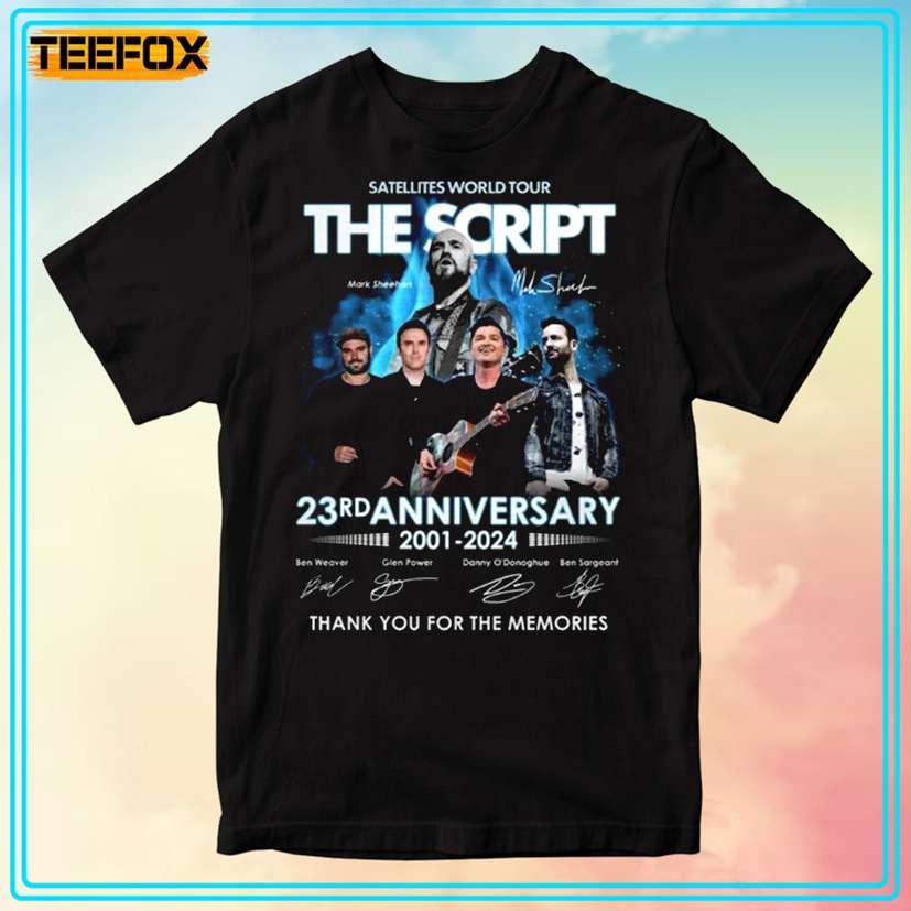 The Script 23rd Anniversary Signatures T-Shirt