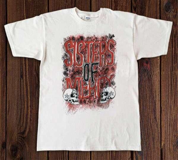 The Sisters Of Mercy Goth Rock Punk Tour Bauhaus T-Shirt S-5XL