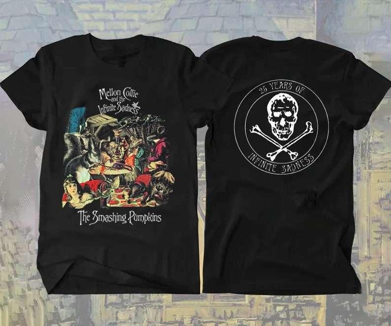 The Smashing Pumpkins Band T Shirt Mellon Collie and The Infinite Sadness Tour