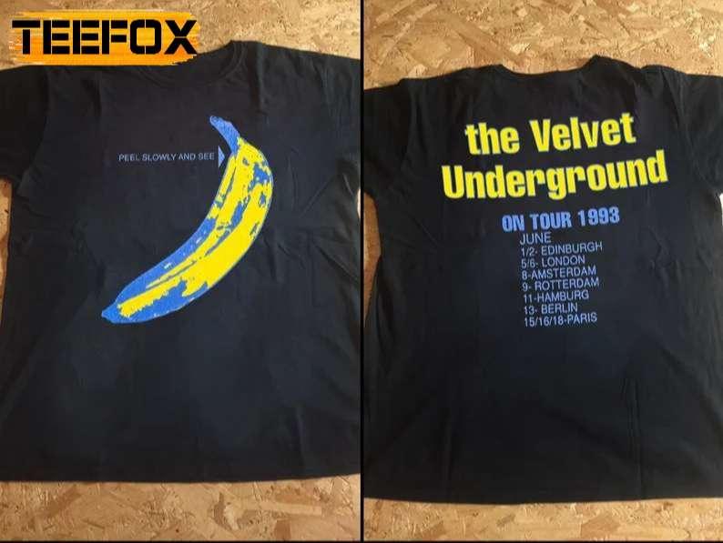 The Velvet Underground Peel Slowly And See 1993 T-Shirt