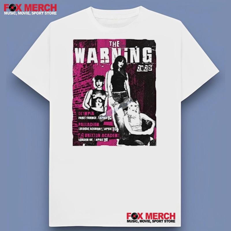 The Warning 2025 Tour European Shirt