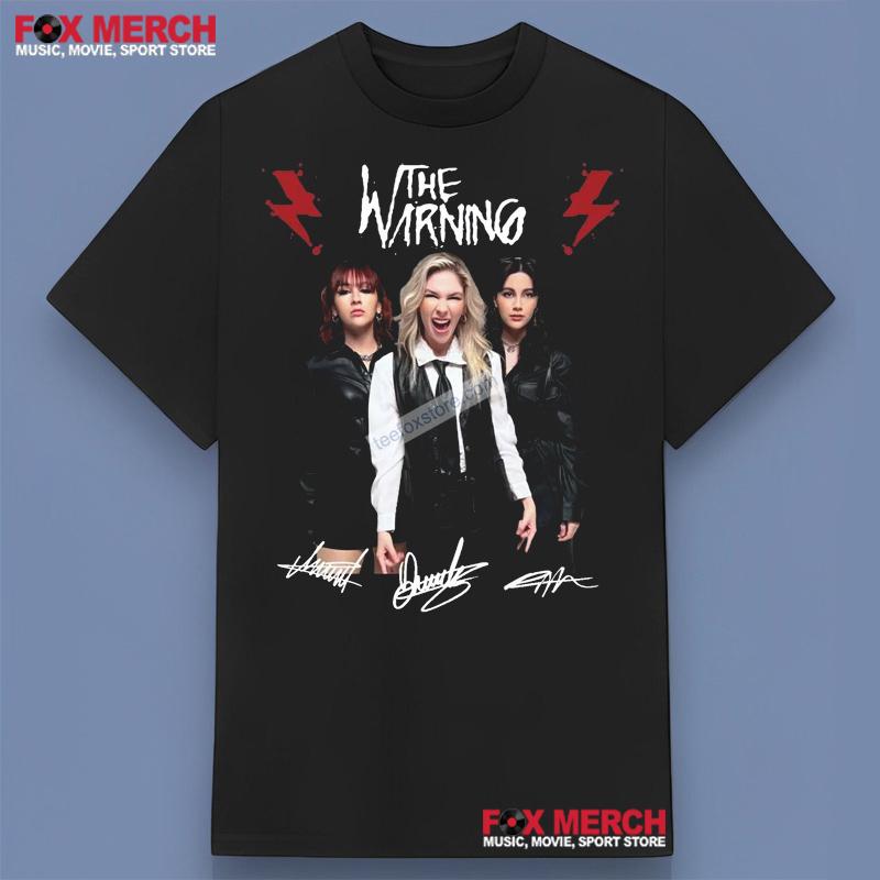 The Warning Band Signatures Music T-Shirt Gift