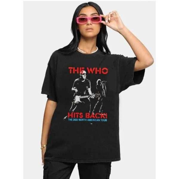 The Who Hits Back 2022 North American Tour Concert T-Shirt