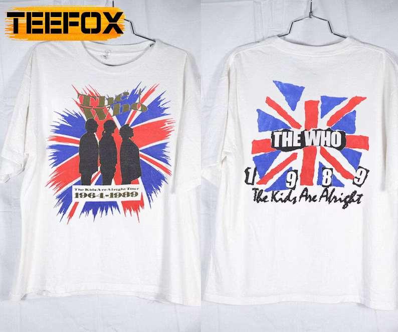 The Who The Kids Are Alright 1989 Tour T-Shirt
