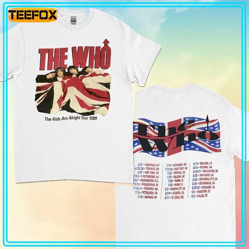 The Who The Kids Are Alright Tour 1989 Unisex T-Shirt