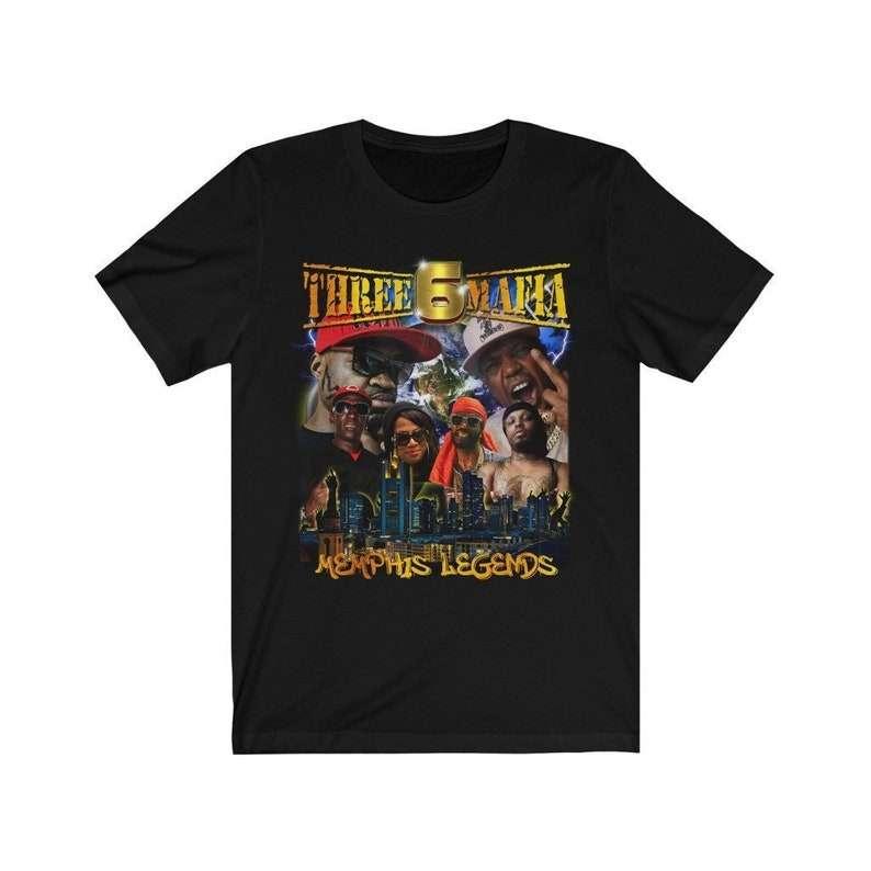 Three Six Mafia T-Shirt Memphis Legends Hip Hop Rap