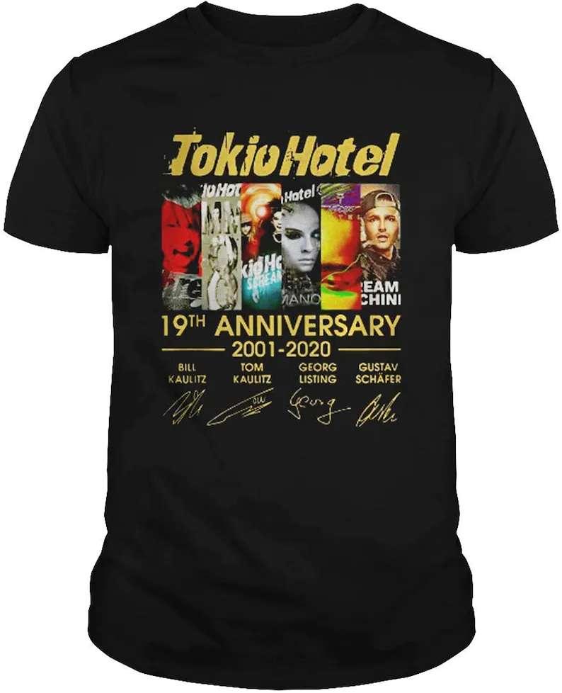 Tokio Hotel 19th Anniversary 2001-2020 Thank You for The Memories Unisex T Shirt