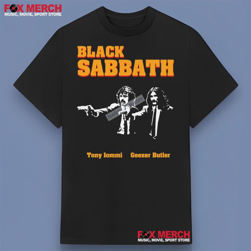 Tony Iommi Geezer Butler Black Sabbath Band Graphic T-Shirt