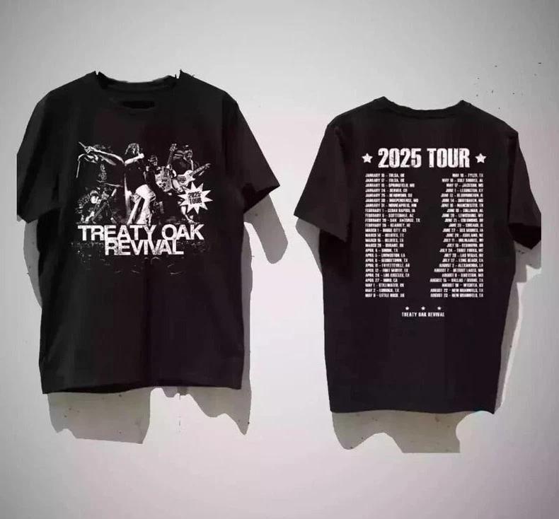 Treaty Oak Revival 2025 Tour Shirt