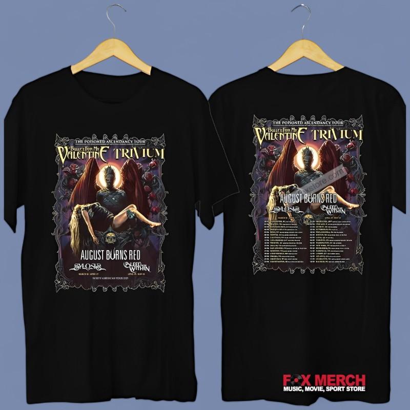 Trivium and Bullet For My Valentine bring The Poisoned Ascendancy Tour 2025 T-Shirts