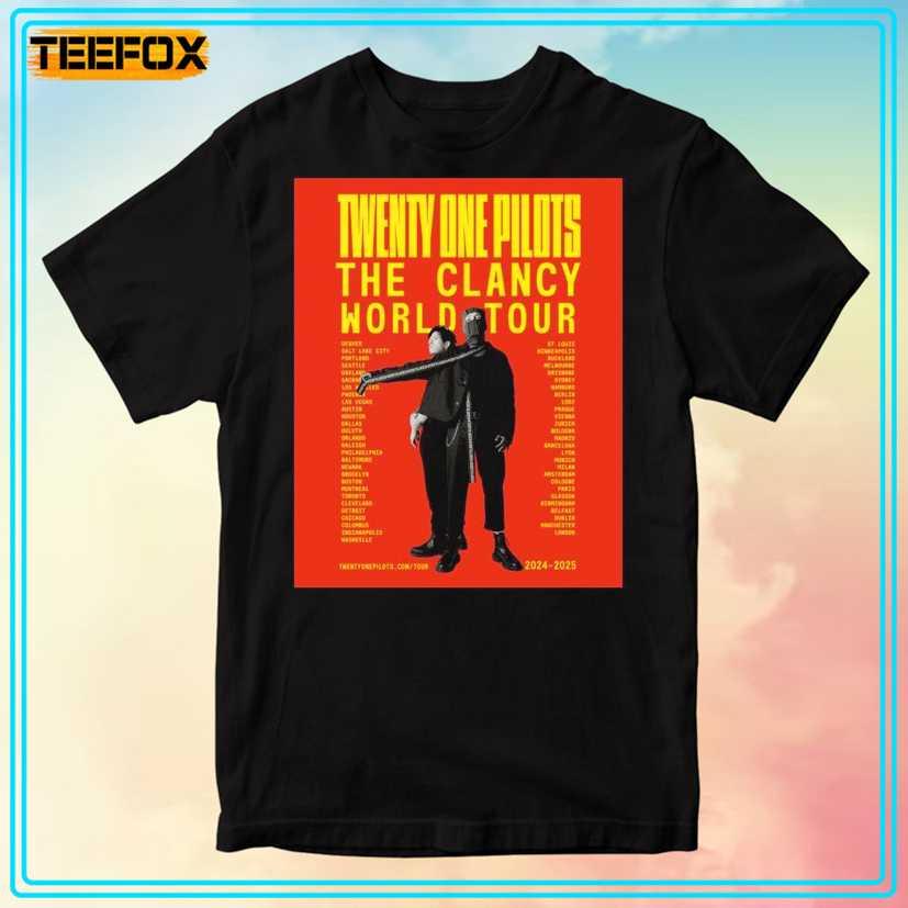 Twenty One Pilots Kick Off The Clancy Tour 2024-2025 Unisex T-Shirt