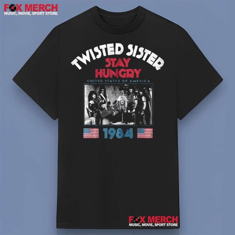 Twisted Sister Stay Hungry 1984 Unisex T-Shirt