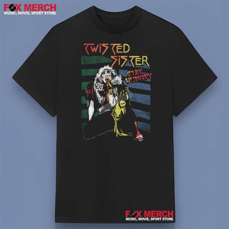 Twisted Sister Stay Hungry Black T-Shirt