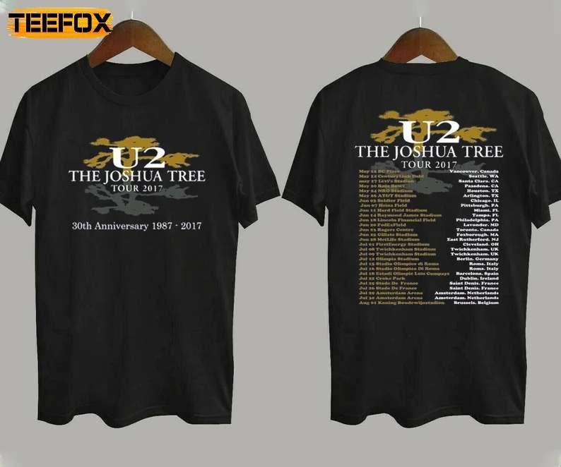 U2 30th Anniversary The Joshua Tree Tour 2017 Short-Sleeve T-Shirt