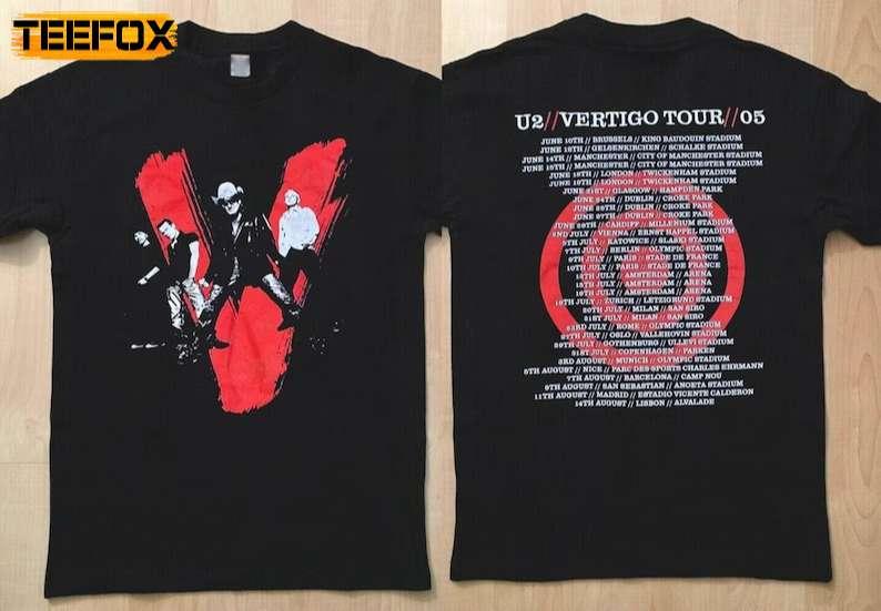U2 Vertigo Tour 2005 Short-Sleeve T-Shirt
