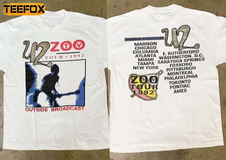 U2 Zoo TV Tour 1992 Short-Sleeve T-Shirt