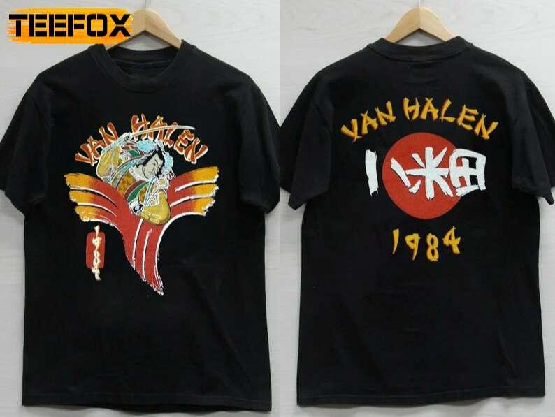 Van Halen 1984 Japan Samurai Tour T-Shirt