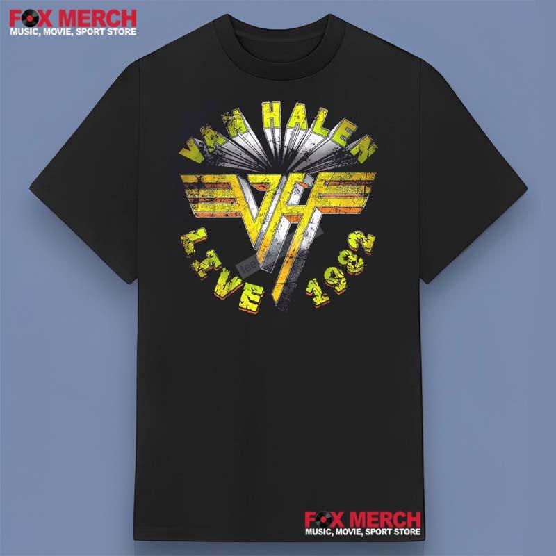 Van Halen Logo Live 1982 Shirt